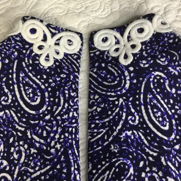 Vince Camuto Sleeveless Dress Embroidered Trim - Picture 5 of 16
